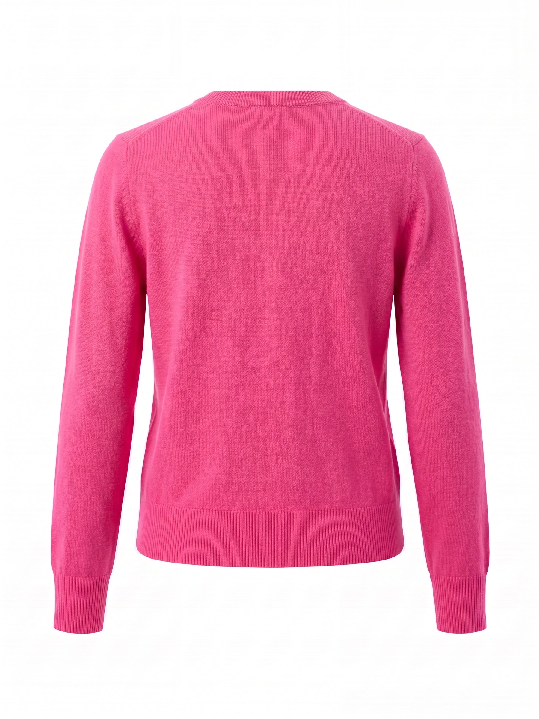 Camellia Fine Knit Wool & Cashmere Cardigan
