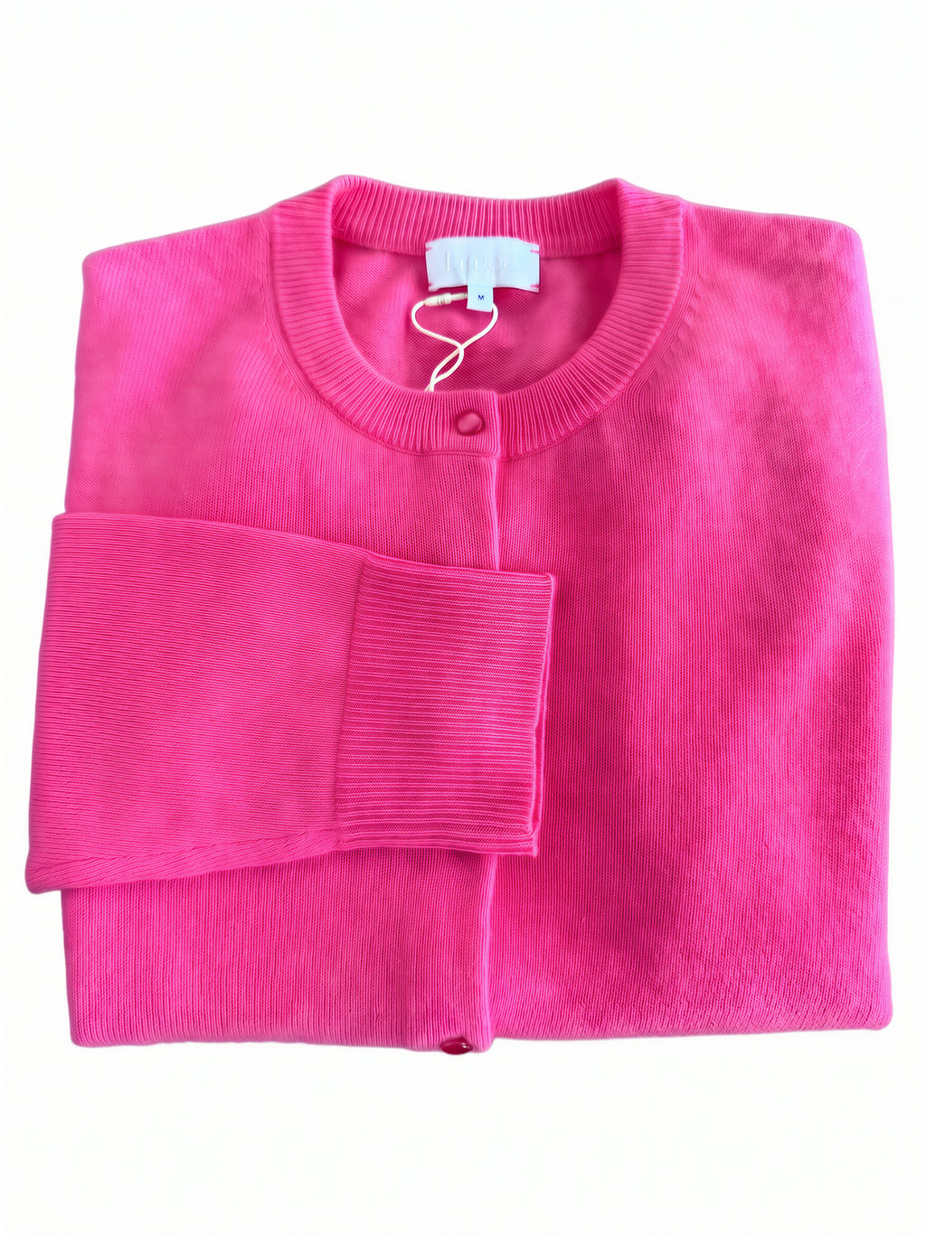 Camellia Fine Knit Wool & Cashmere Cardigan