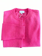 Camellia Fine Knit Wool & Cashmere Cardigan